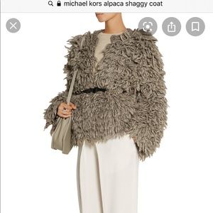 Michael Kors shaggy coat
